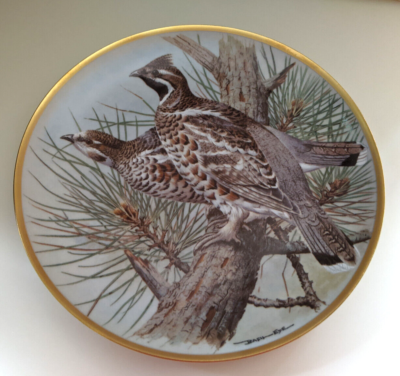 【USED】Franklin Porcelain 世界の鳴き鳥　プレート　11枚 Franklin Porcelain Water Birds of the World by Basil Ede