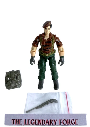 Gi Joe Tiger Force Flint 100% Complete 1988 Vintage Action Figure Outstanding!