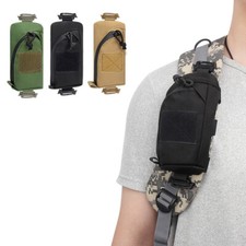 Outdoor Shoulder Strap Bag Smart Phone Tactical Hiking Molle Hanging EDC Bag US