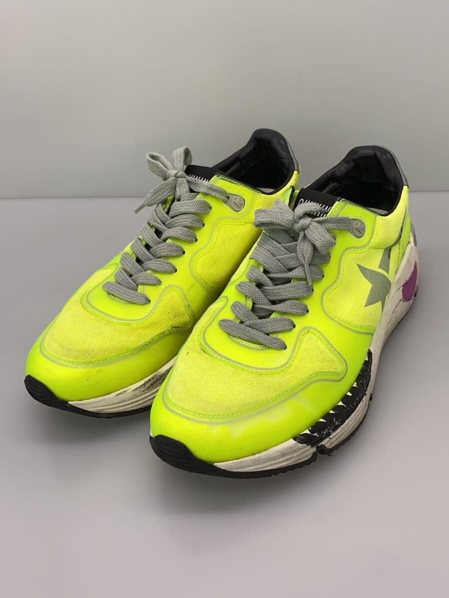 GOLDEN GOOSE RUNNING GGDB スニーカー スエード GOLDEN GOOSE GGDB RUNNING Yellow Green Suede EU:38 US:8