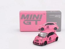 1:64 MINI GT LB-WORKS X ABAS WORKS ABARTH 595 PINK BY RACEFACE-MODELCARS