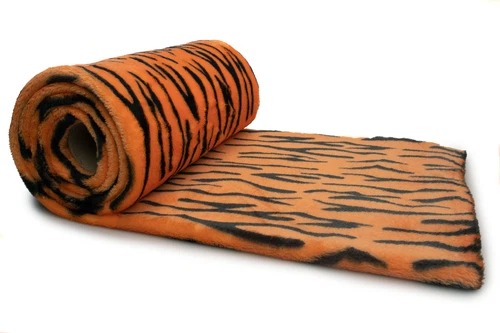 Minky Bilateral Tiger Print Plush 50 x 180cm