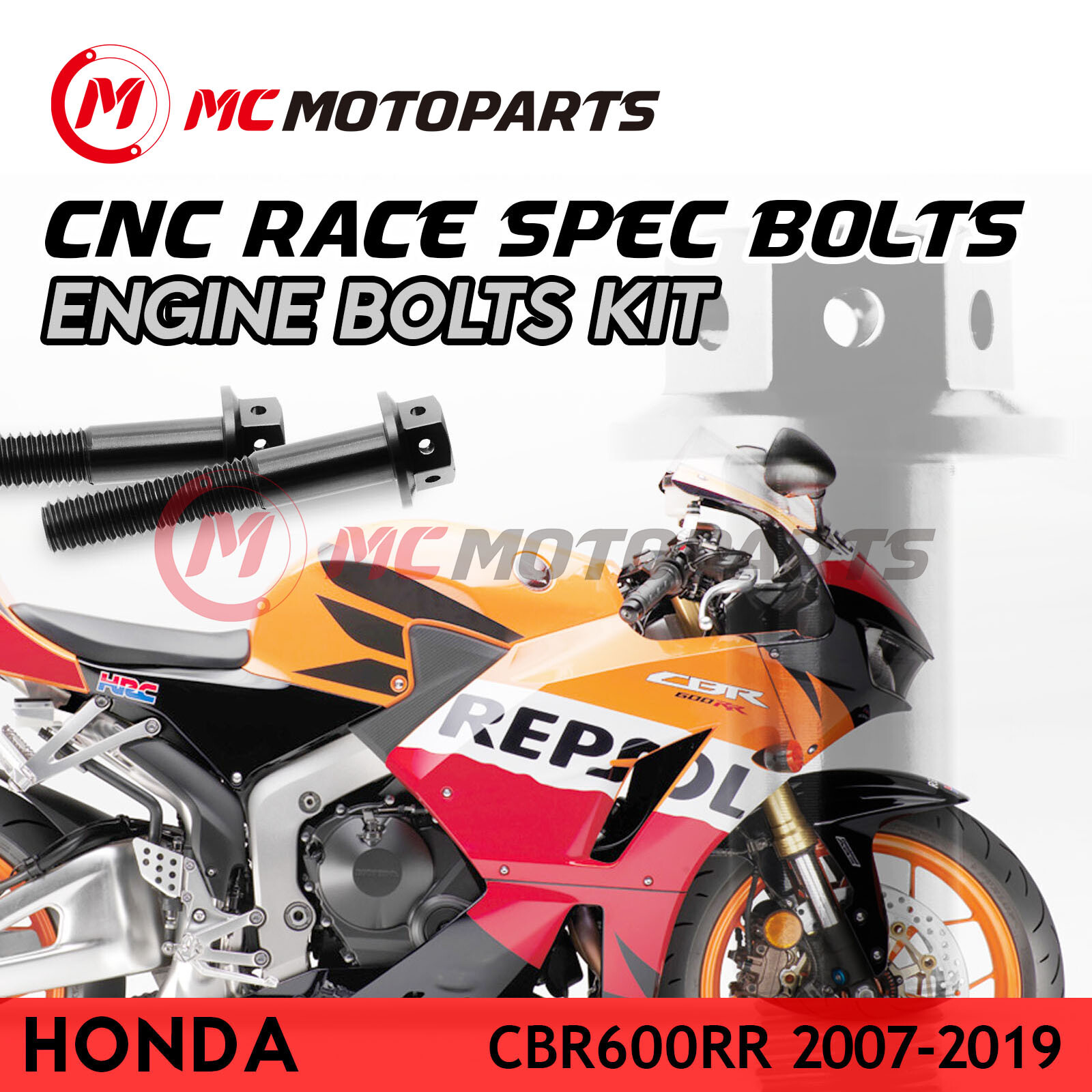 Black CNC Clutch Cover Engine Bolt Kit For Honda CBR600RR 2007-2019 18 |  eBay