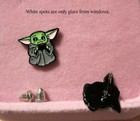 Yoda Earrings Drinking Coffee - Hypoallergenic A — photo 4