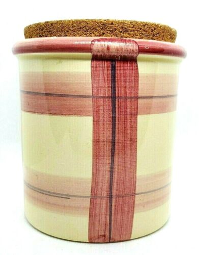 Ceramic Canister Farmhouse Storage Jar with Lid by Ceramiche Alfa Italy - Picture 2 of 8