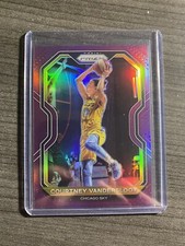 2021 Panini Prizm WNBA Purple Prizm /99 Courtney Vandersloot #10 Chicago Sky A5