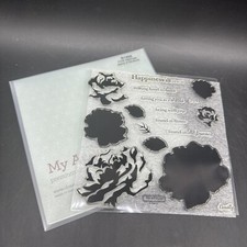 Close To My Heart CTMH My Acrylix S1303 Floral Happiness Stamp Of The Month