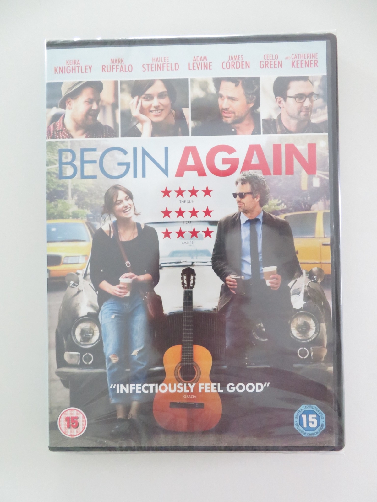 BEGIN AGAIN (DVD) KEIRA KNIGHTLEY MARK RUFFALO 2013 REGION 2