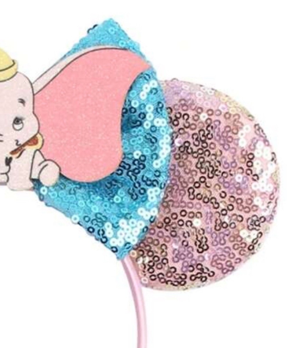NEW Disney Parks DUMBO Ears Hat ELEPHANT Mickey ears PINK  display picture 1