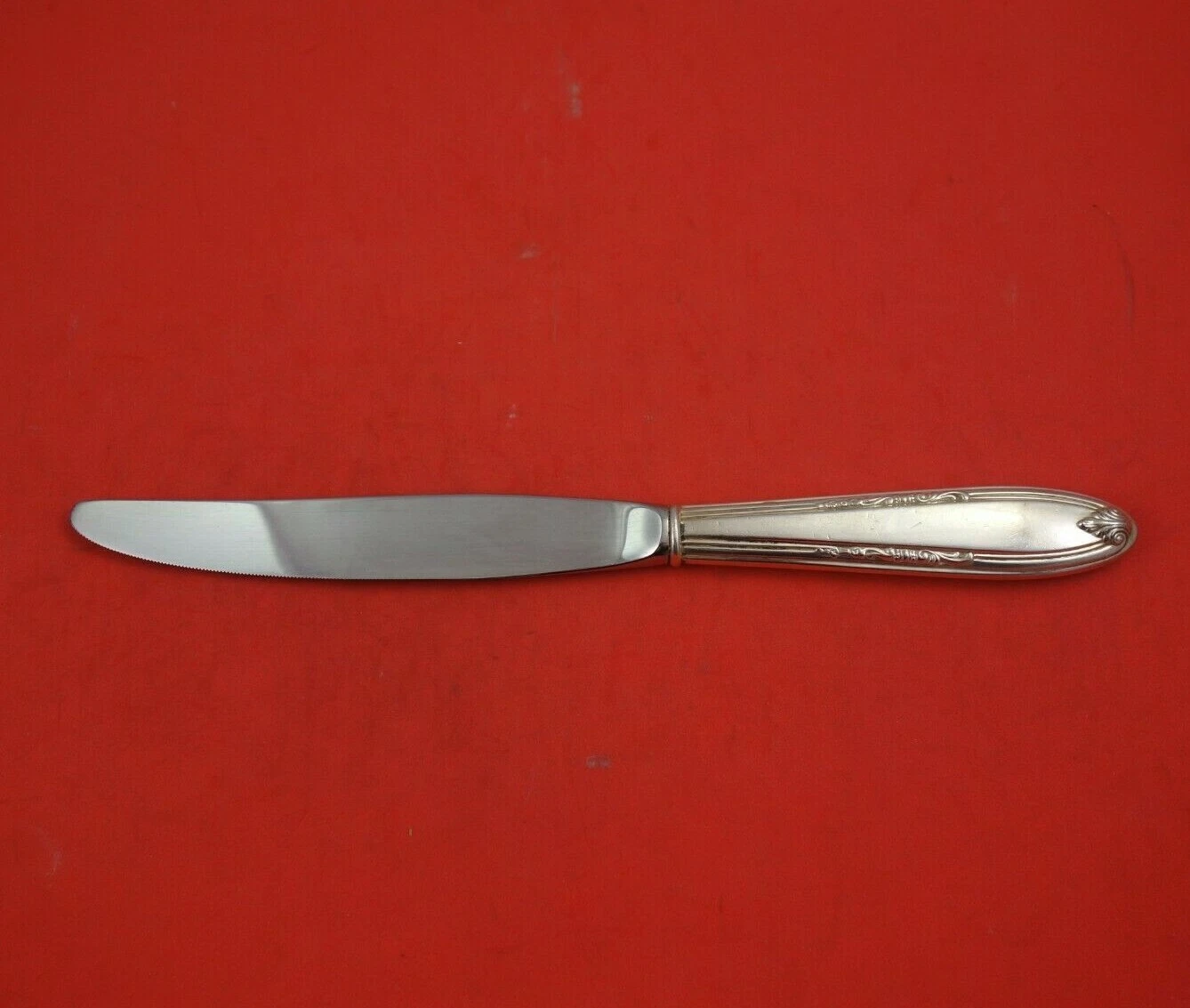 Leonore by Manchester Sterling Silver Regular Knife Modern Serrated 9 1/4"