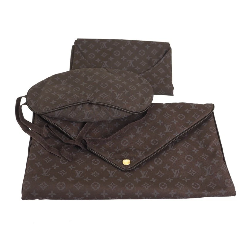 Louis Vuitton travel set pillow case and eye mask