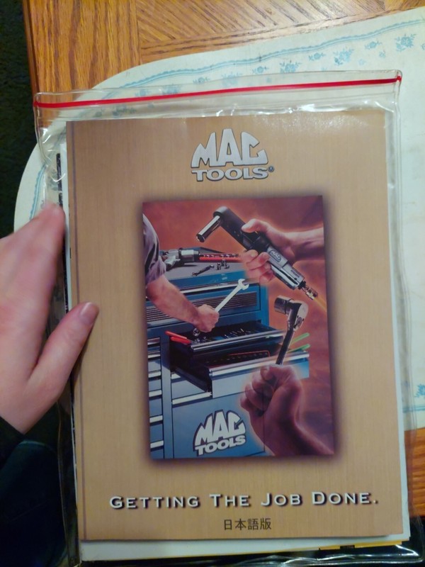 Vintage Mac Tools Japanese Catalog 
