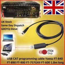USB CAT programming cable Yaesu FT-840 FT-890 FT-900 FT-757GXII FT-600 1.8m