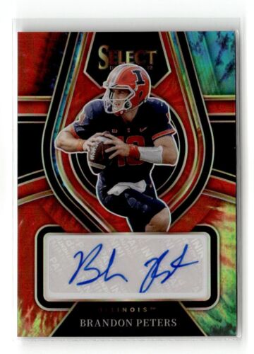 2022 Panini Select Draft - Tie-Die Prizm /25 Brandon Peters #RS-BPE Auto