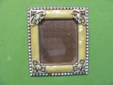 Argento SC Swarovski Crystals & Genuine Mother of Pearl Picture Photo Frame.