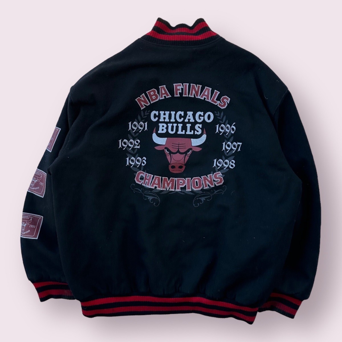 Vintage Jeff Hamilton Chicago Bulls NBA Championship Varsity
