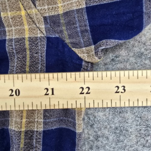 Scotch & Soda Shirt Mens Large Multicolor Plaid Cotton Flannel Button Up Relaxed - Picture 12 of 13