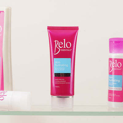 belo essentials glutathione collagen skin whitening Hydrating Nourishing Facial Cleansing Gel Wash 100ml Belo Nutraceuticals Glutathione with Collagen