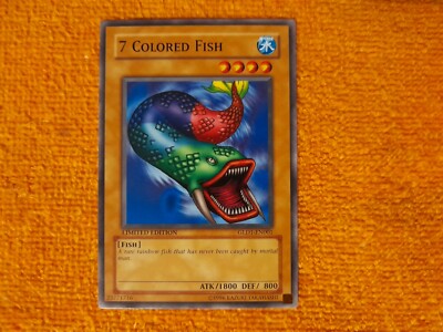 Yu-Gi-Oh! 7 Colored Fish Common Card GLD1-EN001 | eBay