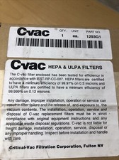 C-VAC CVAC HEPA Filter 1293G1 (5710)