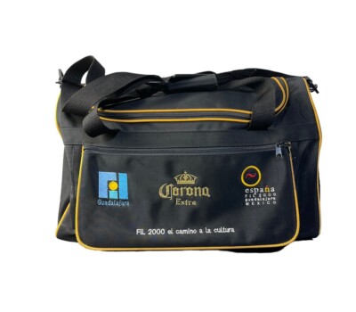 VINTAGE Guadalajara Espańa Corona Coronita Estrella 18 x10 x10  Duffle Bag