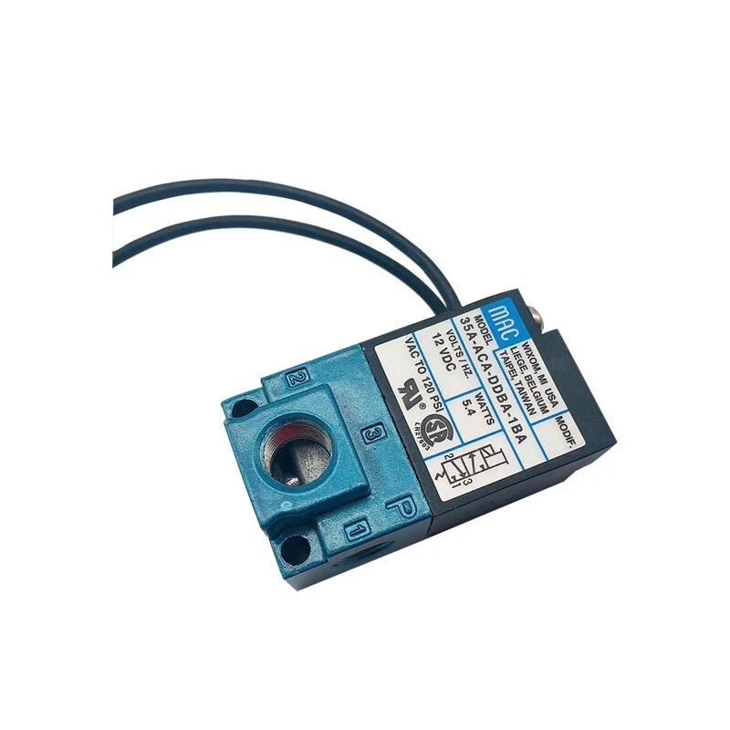 Electroválvula de control de refuerzo electrónico de 3 puertos 12V 5,4W para MAC con silenciador Foto 2 de 4