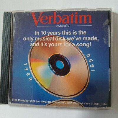 Verbatim's Compilation 10th Anniversary in Australia CD - 1980-1990 Mungo Jerry