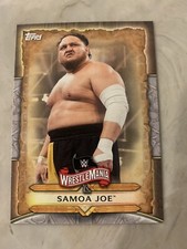 2020 Topps WWE Road To Wrestlemania Samoa Joe SP