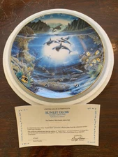 UNDERWATER PARADISE Danbury Mint Collector Plates Limited Edition - Set of 12 