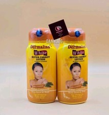 X2 NEW RAPH Whitening Lotion Lightening Dermaliss Carrot Skin White SPF30 300ML