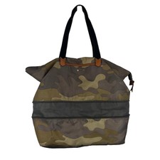 Stella & Dot Camo Daytripper Expandable Tote Bag Travel Weekender