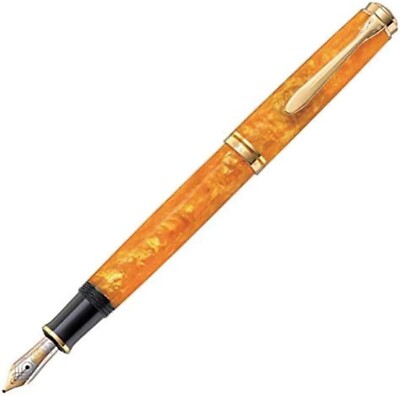 Pelikan Souveran Special Edition M600 Vibrant Orange Fountain Pen NEW M F
