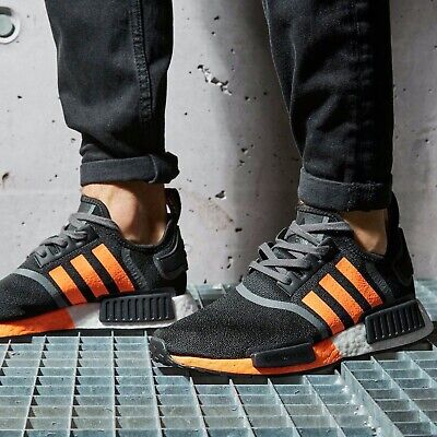 Adidas Originals NMD R1 Screaming Orange Black Sneaker Fashion | eBay