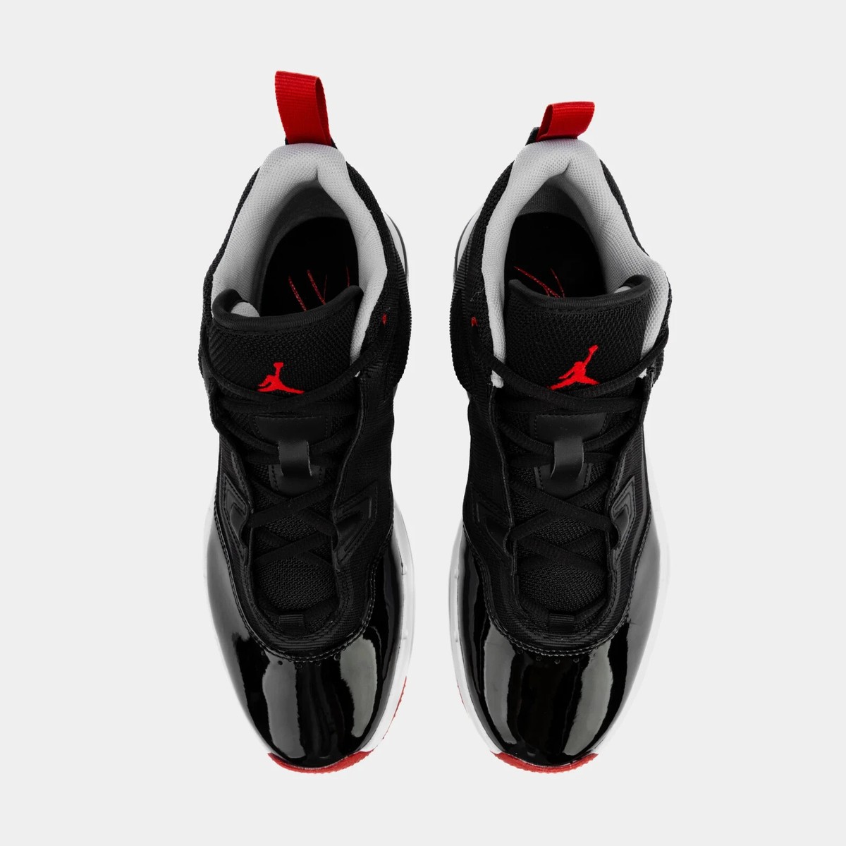 Nike Jordan Stay Loyal 3 Basketball Shoes Men 8.5 Black Patent Leather Sneakers‎ Nike Air Jordan Stay Loyal 3 Black Varsity Red White Grey  main image 3