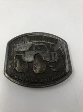 Vintage 4 Wheeling Belt Buckle - 1976 Bergamot Brass Works #P-38         .TWY141