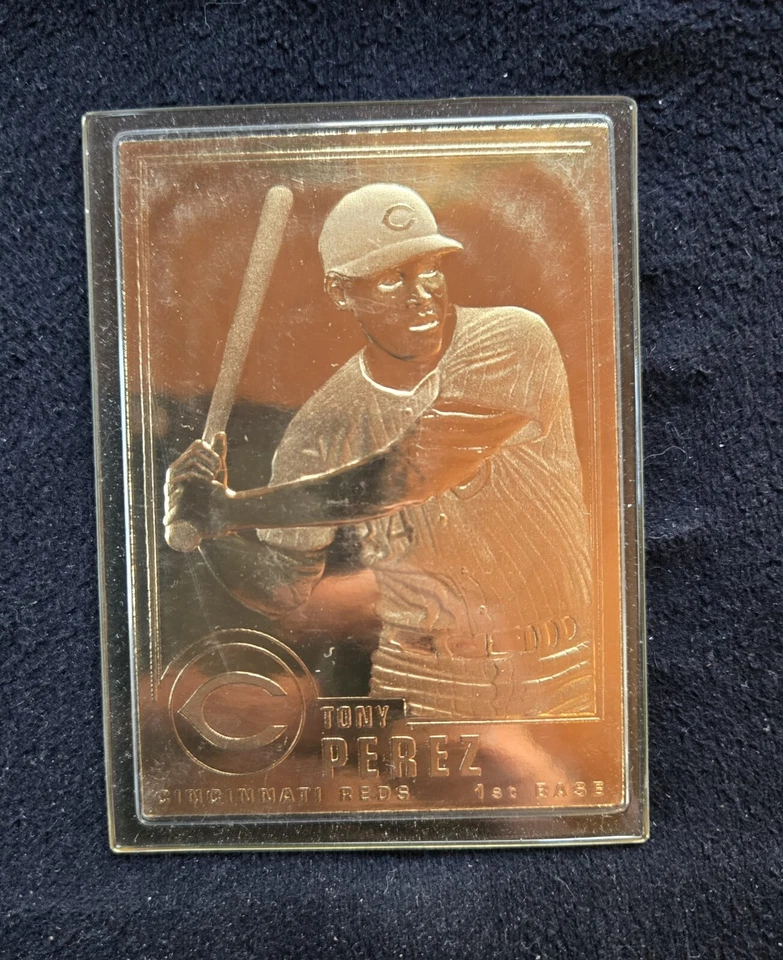 Lote de 20 tarjetas de béisbol 1996 Danbury Mint oro 22KT como nuevas Foto 3 de 4