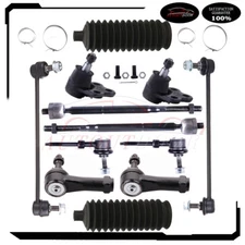 12x Front Ball Joint Steering Kit Tie Rod End For 2005 06-2007 Chevrolet Equinox