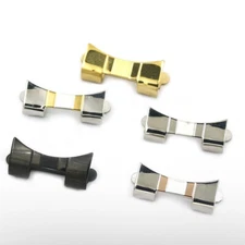 2Piece Hollow Curved End Stainless Steel Links 12mm-24mm Watch Band Strap Link
