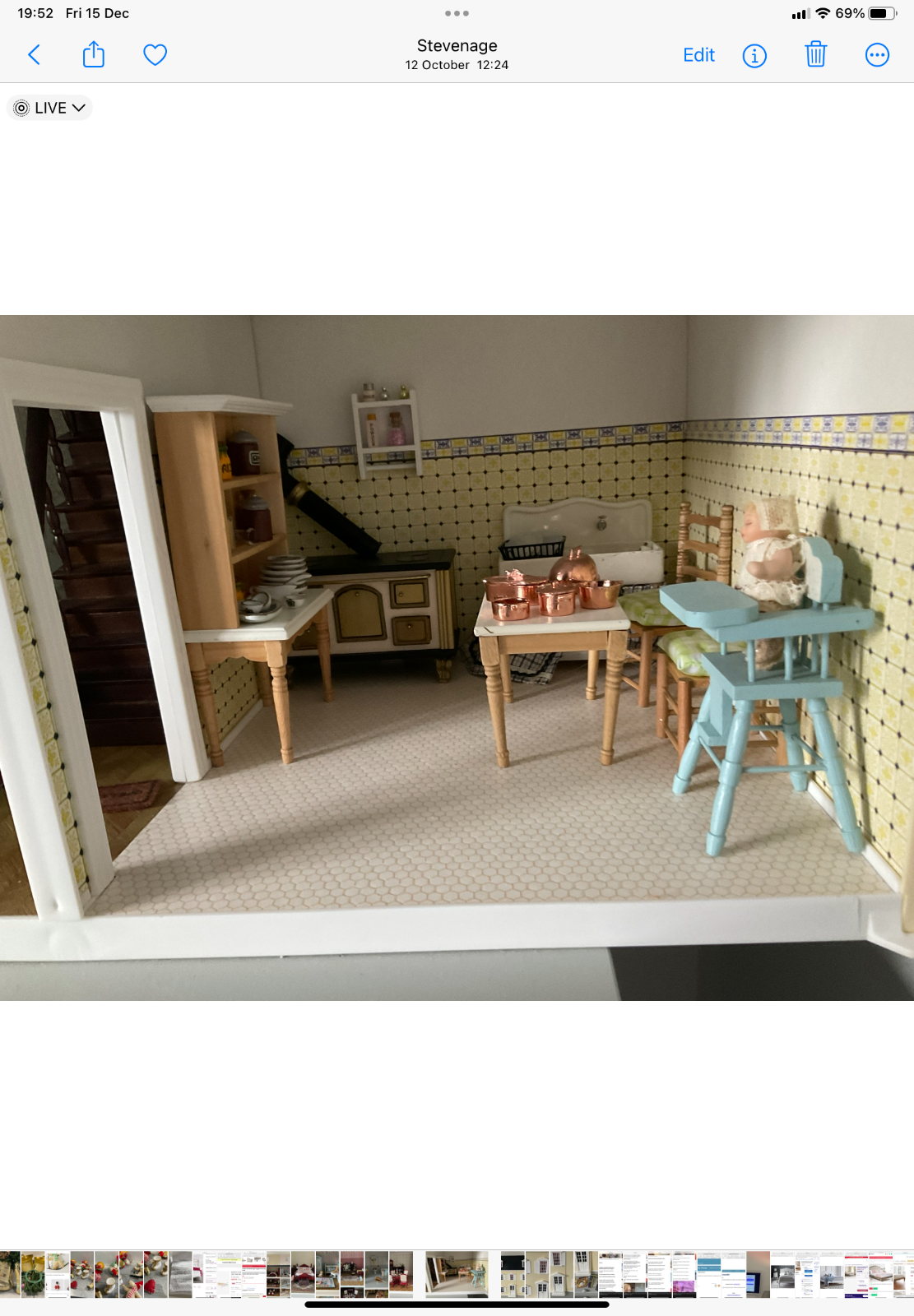 Victorian Dolls House with accessories eBay