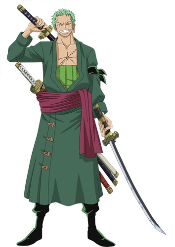 team luffy roronoa zoro 3 sabres