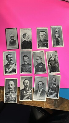 1901 - Wills - Transvaal series - lot of 12 cards, with 6 different backs!  