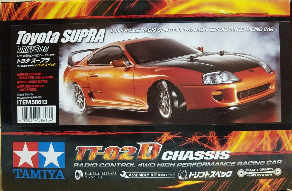 COCHE RC KIT Toyota Supra Drift Spec TT-02D 1/10 TAMIYA 58613