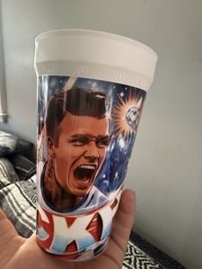 David Beckham McDonald's Plastic Cup Tumbler Soccer Player Graphic 