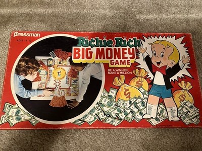 Richie Rich Big Money Game Rare Mail-Order Board Game 1977 Pressman Complete