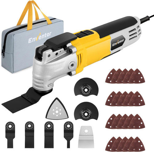 Oscillating Tool, 2.5Amp Electric Oscillating Multi Tool Kit Corded, 6 Variab...