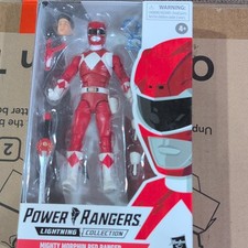 Hasbro Power Rangers Lightning Collection Mighty Morphin Red Ranger w  Sword