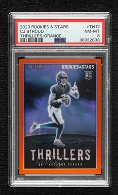 2023 Panini Rookies & Stars Thrillers Orange Prizm 14/25 CJ Stroud RC 1k9t
