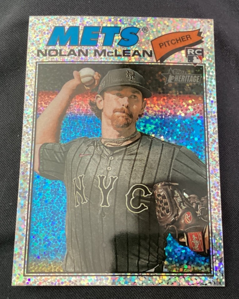 2026 Topps Heritage Silver Sparkle #150 Nolan Mclean