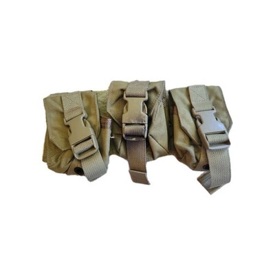 Eagle Industries USMC FSBE Frag Grenade Pouch Coyote 3 Pouches