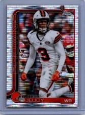 2025 Topps Chrome Football Jerry Jeudy #68 Pulsar Recractor Cleveland Browns